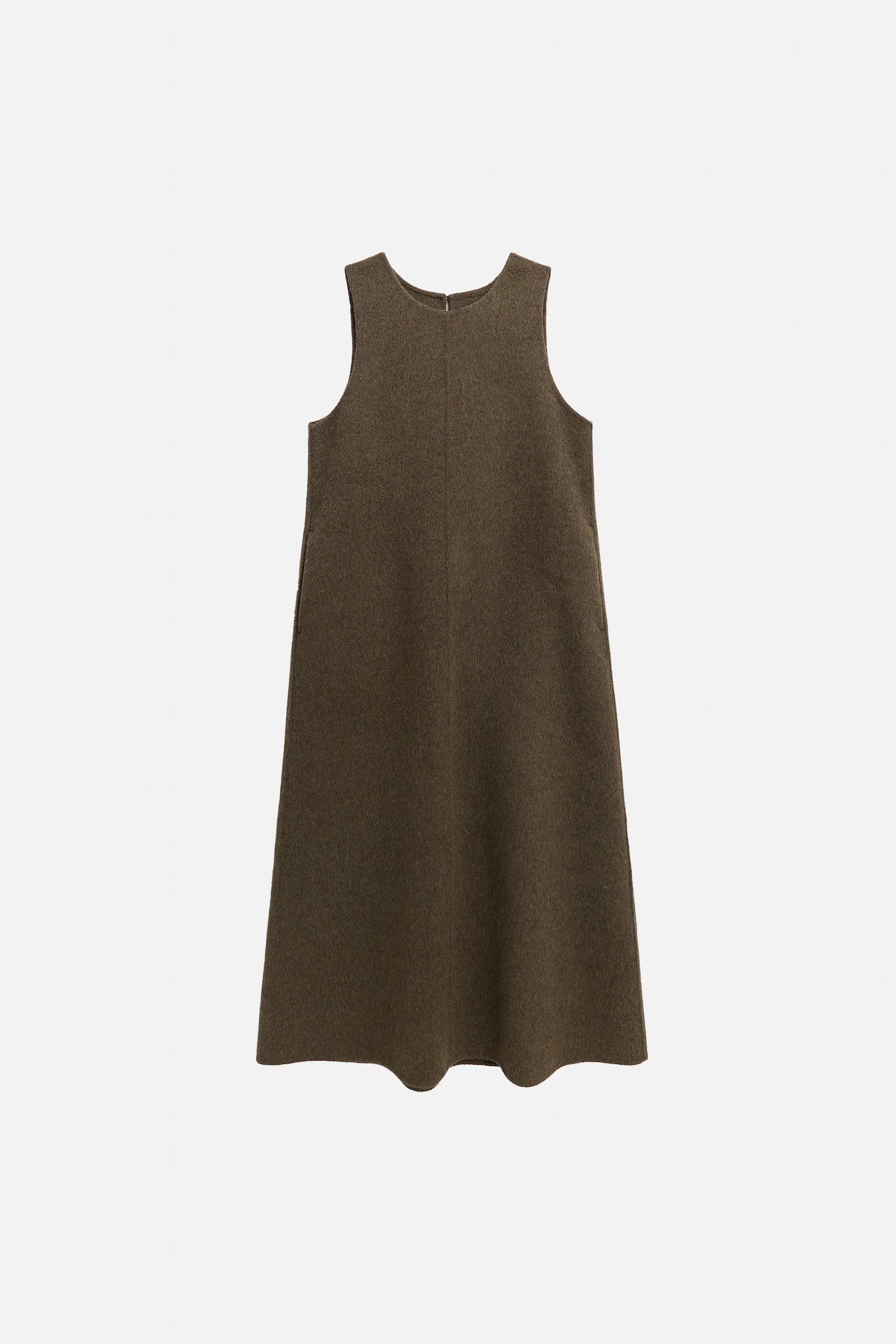 DOUBLE-FACED WOOL DRESS