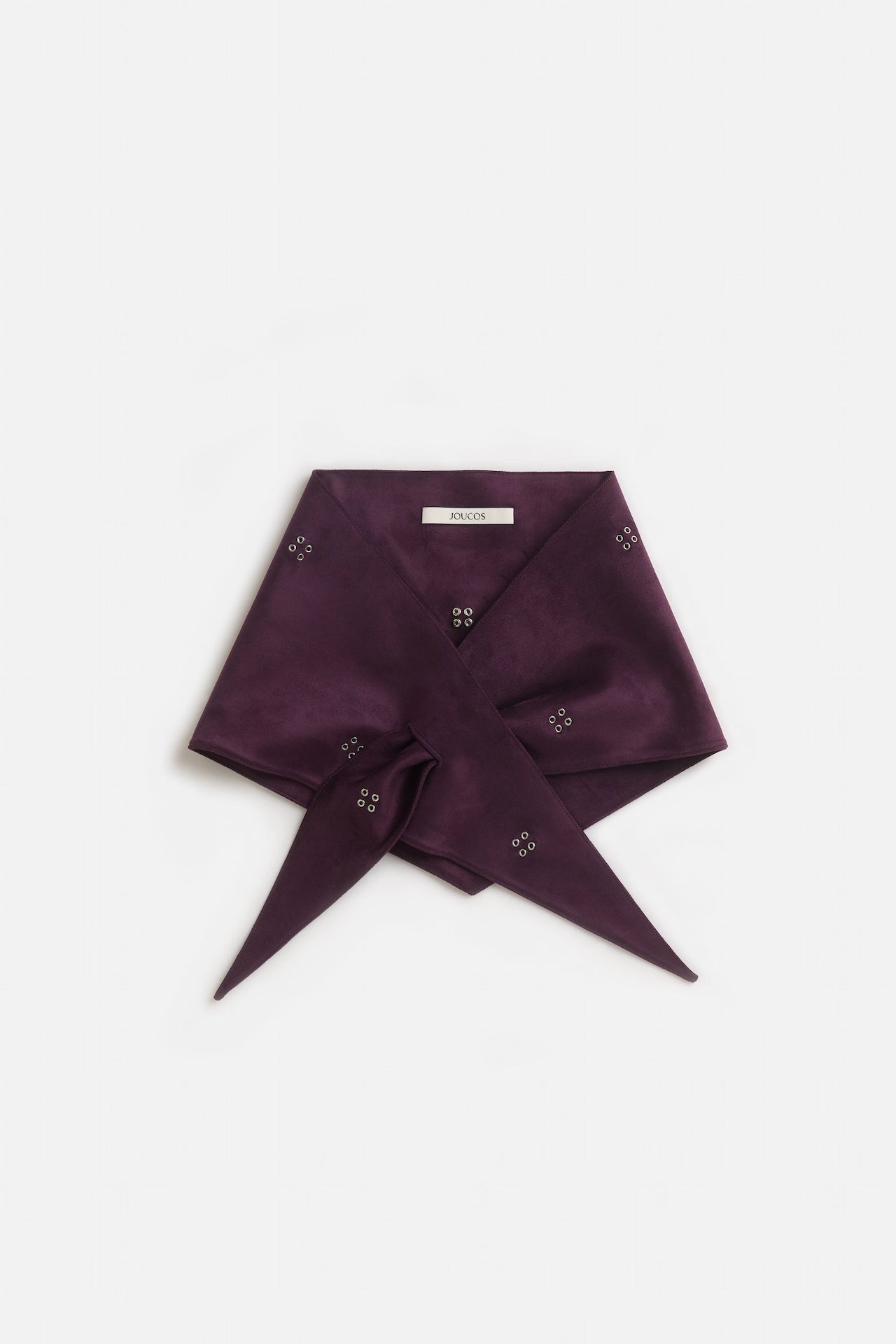 EYELET DETAIL SCARF