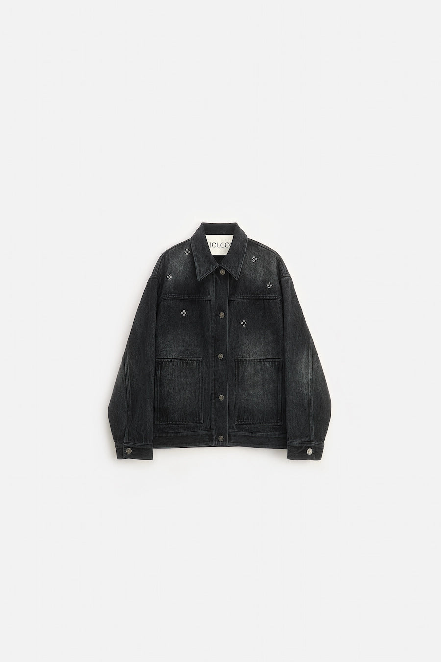 EYELET DENIM JACKET