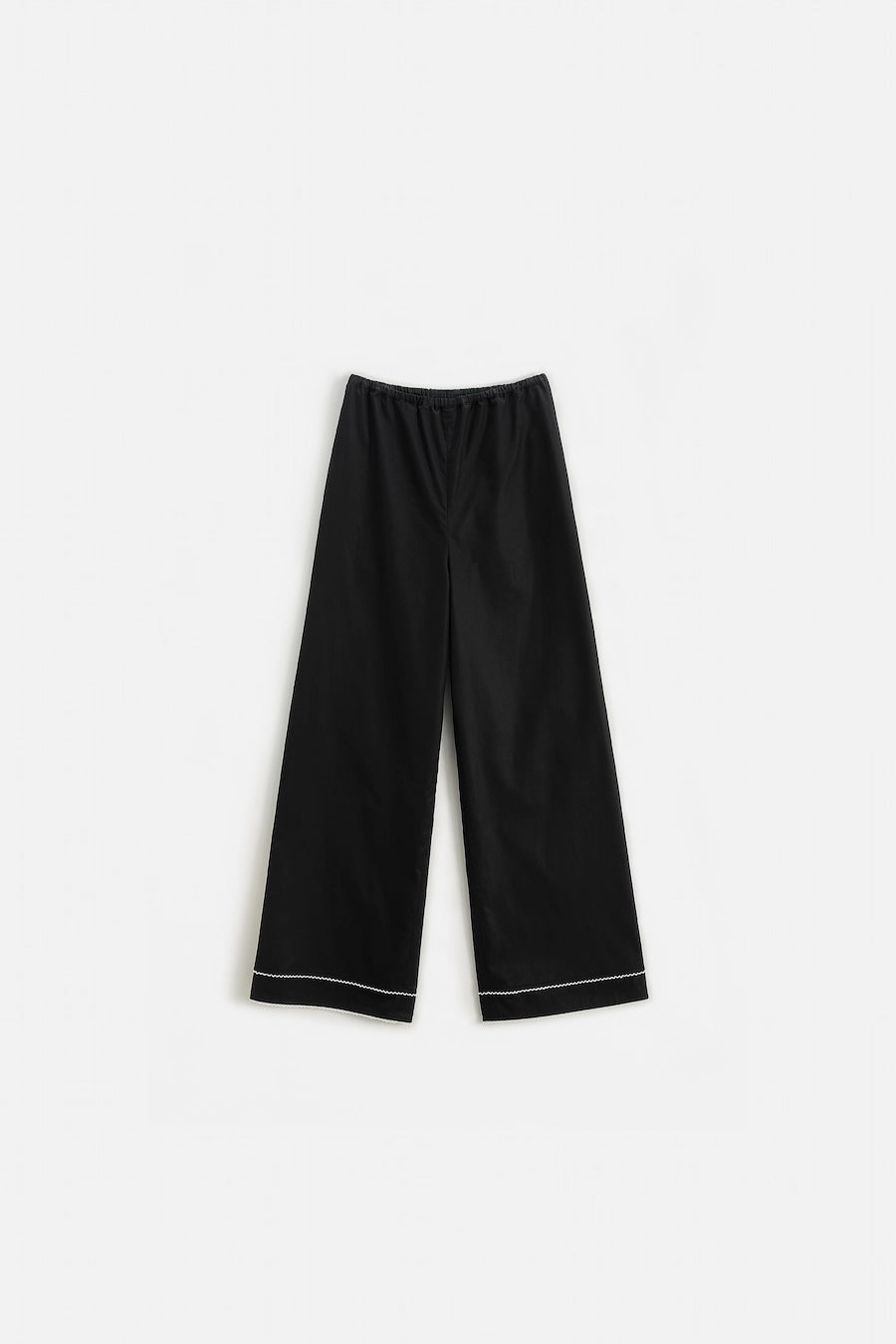 LACE TRIM TROUSERS