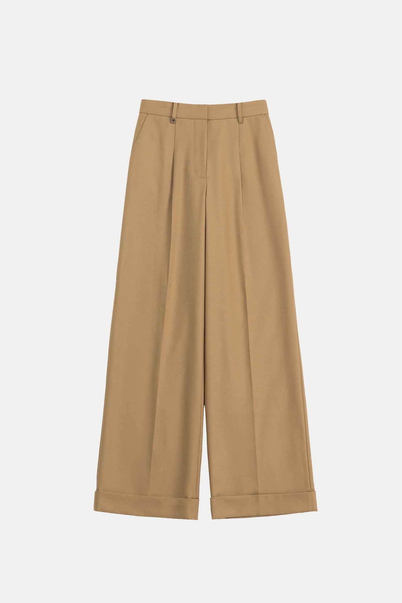 PLEATED TROUSERS