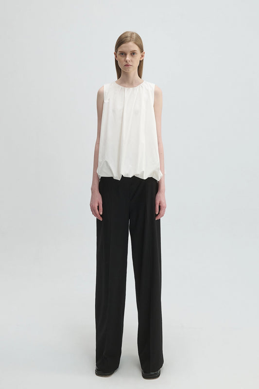 STRAIGHT-LEG TROUSERS