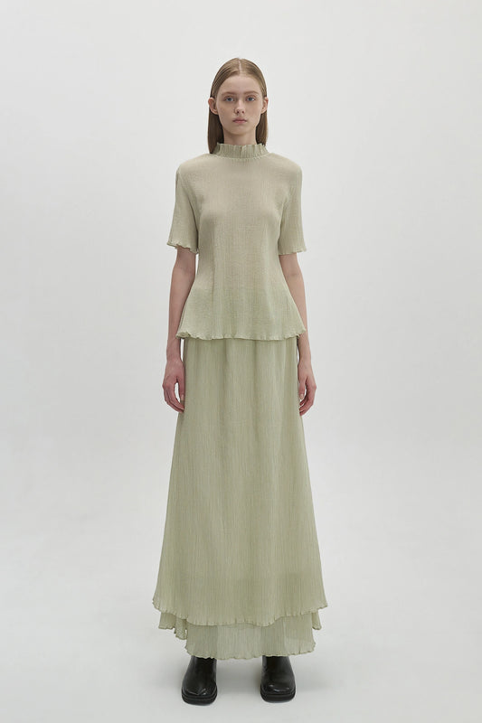 PLEATED SKIRT