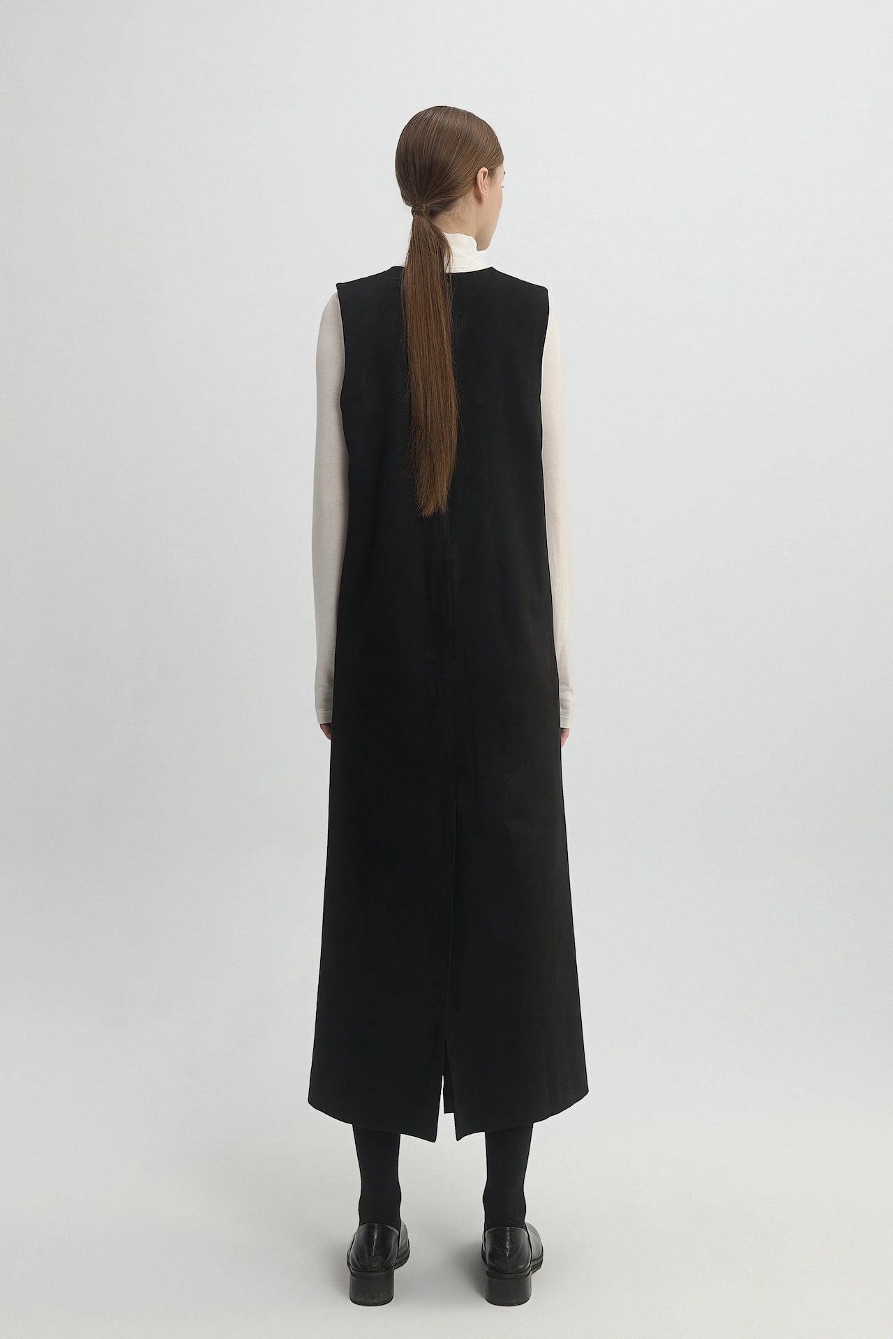 EYELET DETAIL DRESS