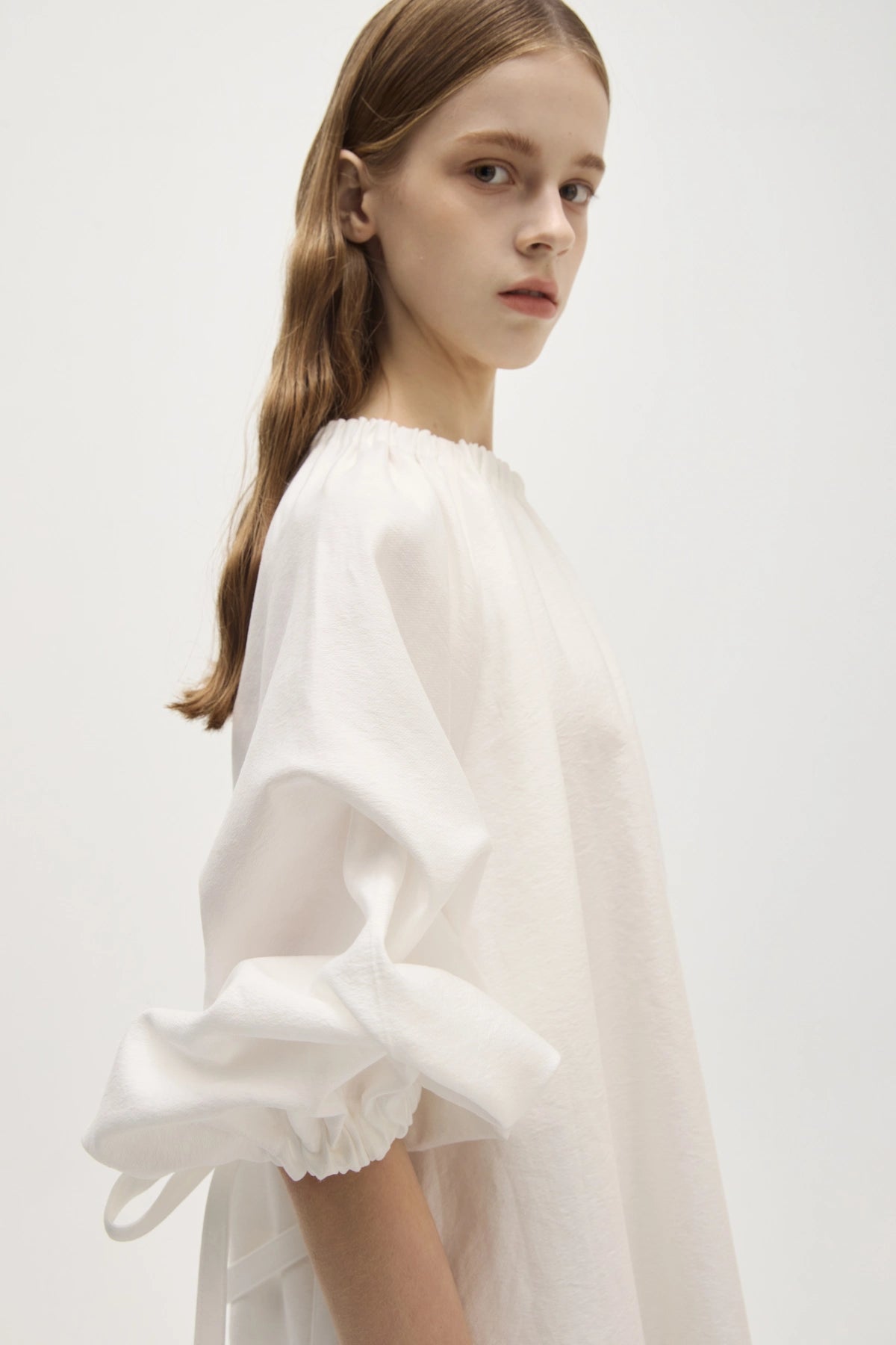 GATHERED DRESS