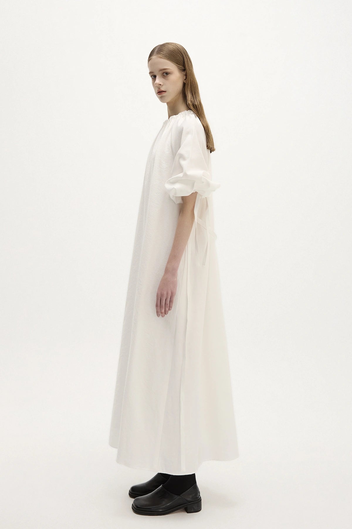 GATHERED DRESS