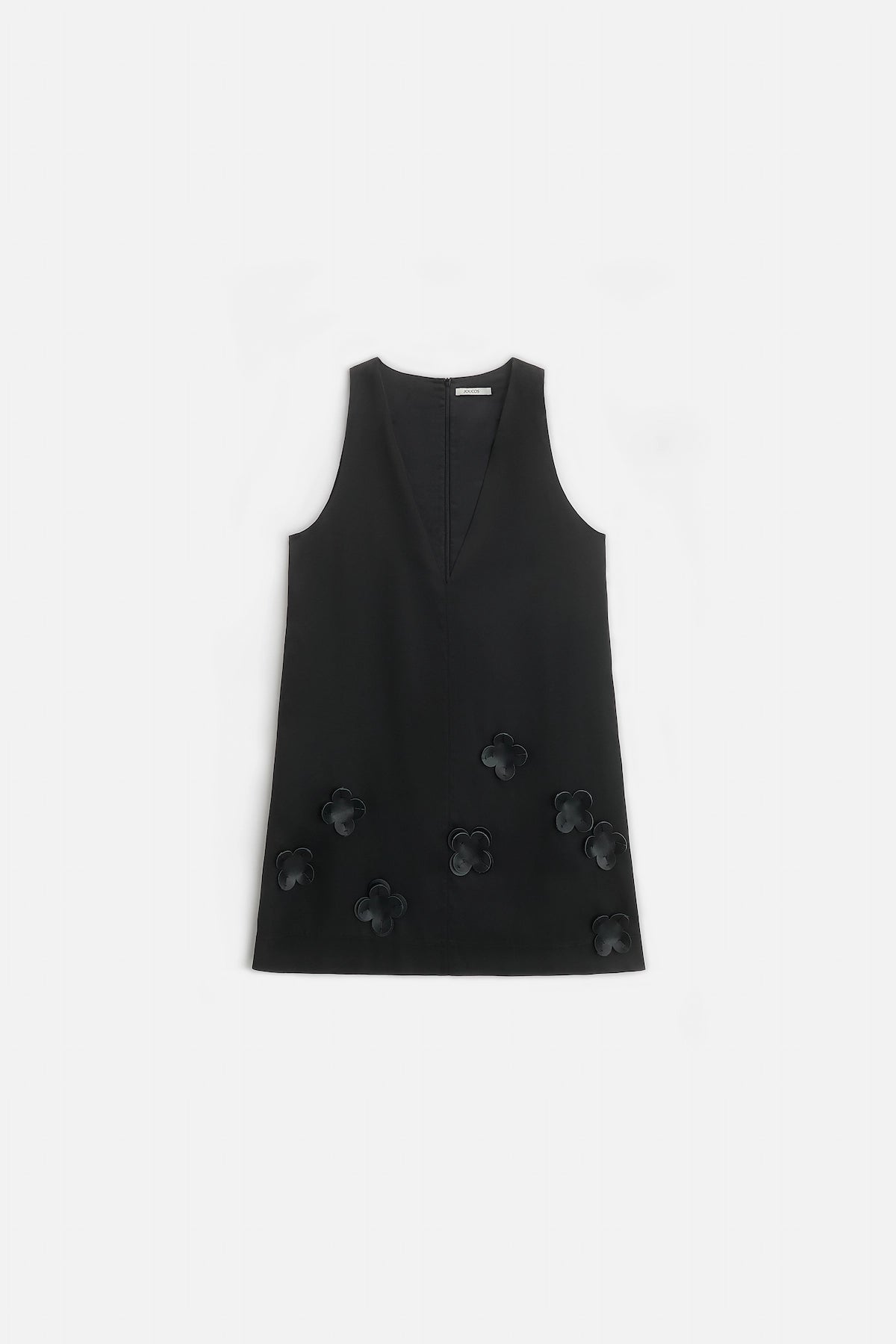 LEATHER FLOWER DRESS