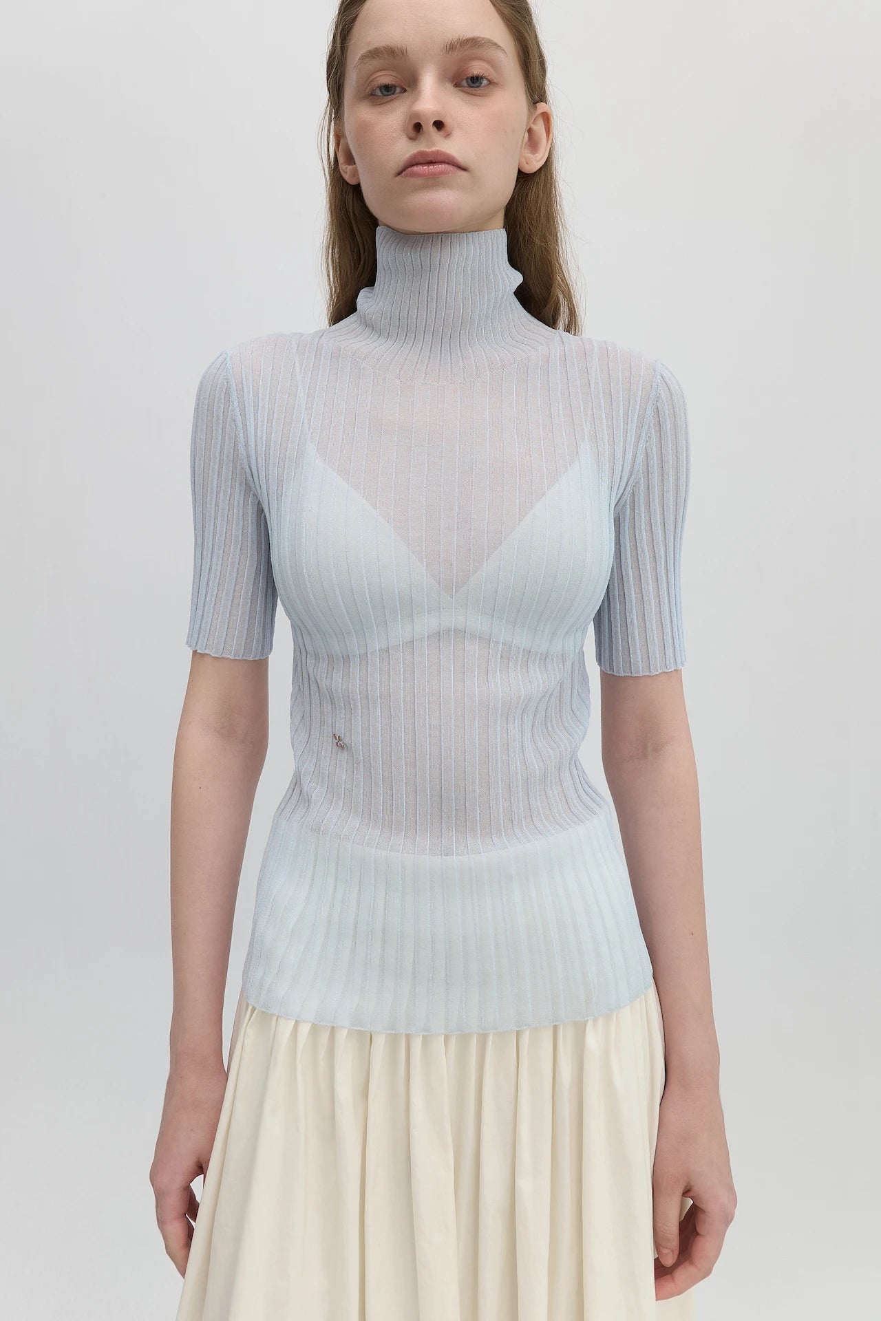 SHEER KNIT TOP