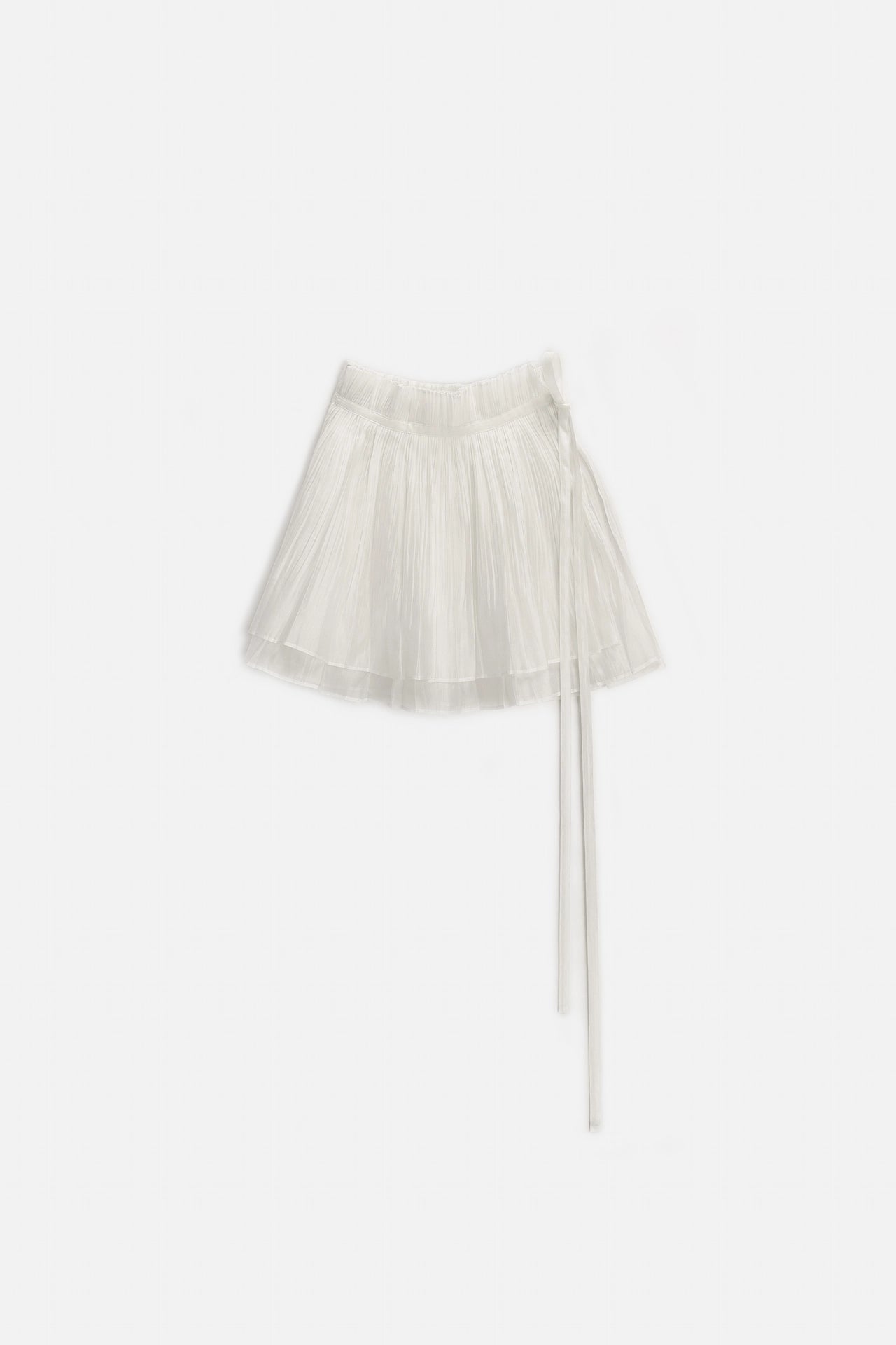 SHEER PLEATED SCARF