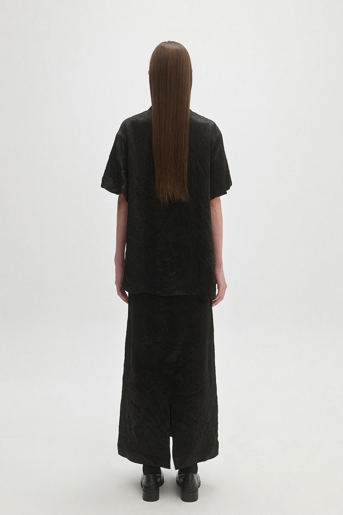ACETATE PLEATED SHIRT
