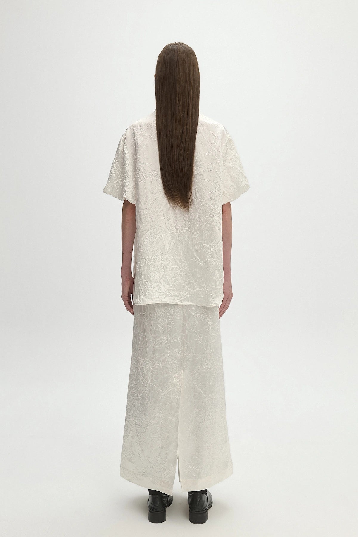 ACETATE PLEATED SHIRT