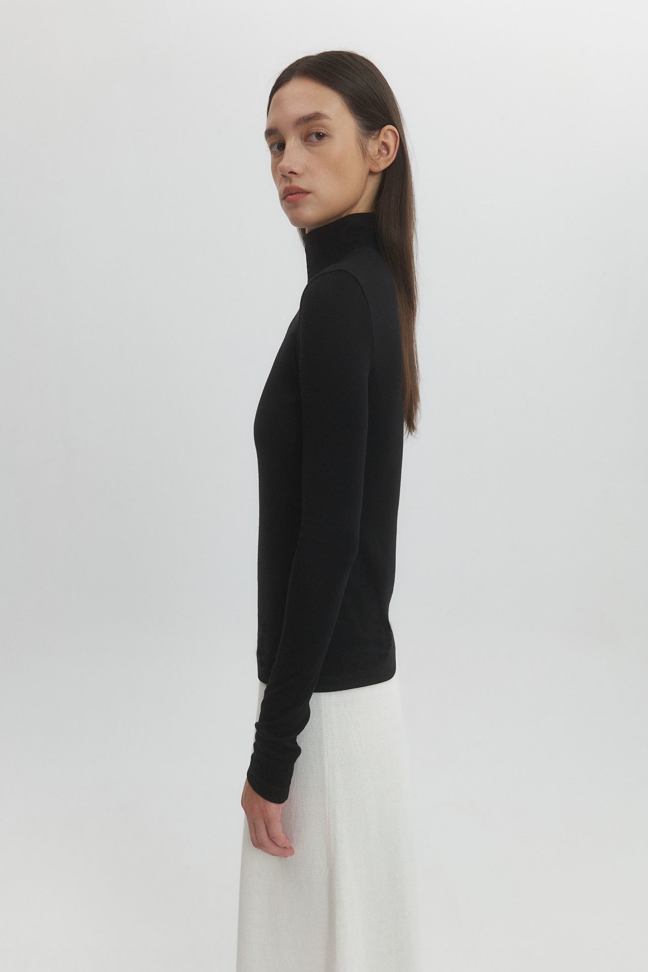 長袖高領上衣